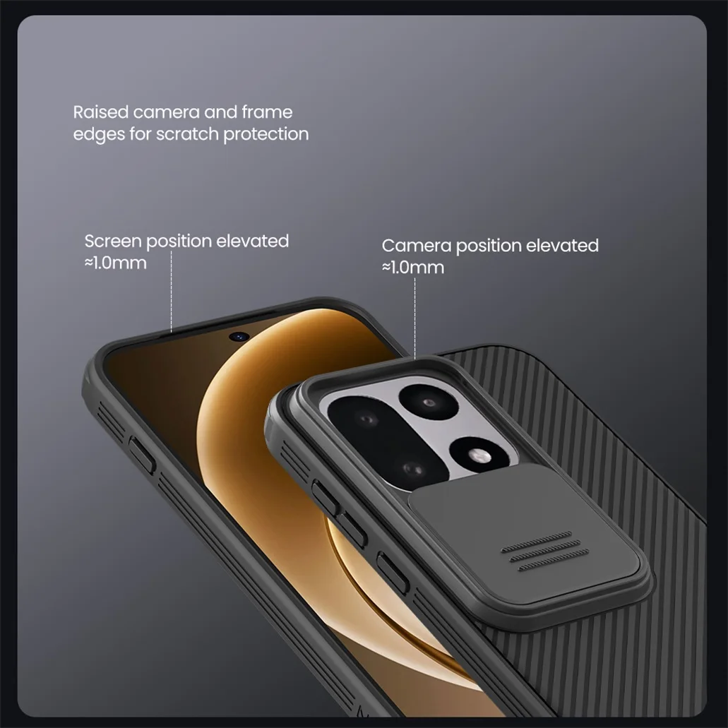 NILLKIN For OnePlus 15 Case CamShield Pro Shockproof Non-Slip Privacy Protection With Slide Camera Cover For One Plus 15 Bumper NILLKIN For OnePlus 15 Case CamShield Pro Shockproof Non-Slip Privacy Protection With Slide Camera Cover For One Plus 15 Bumper