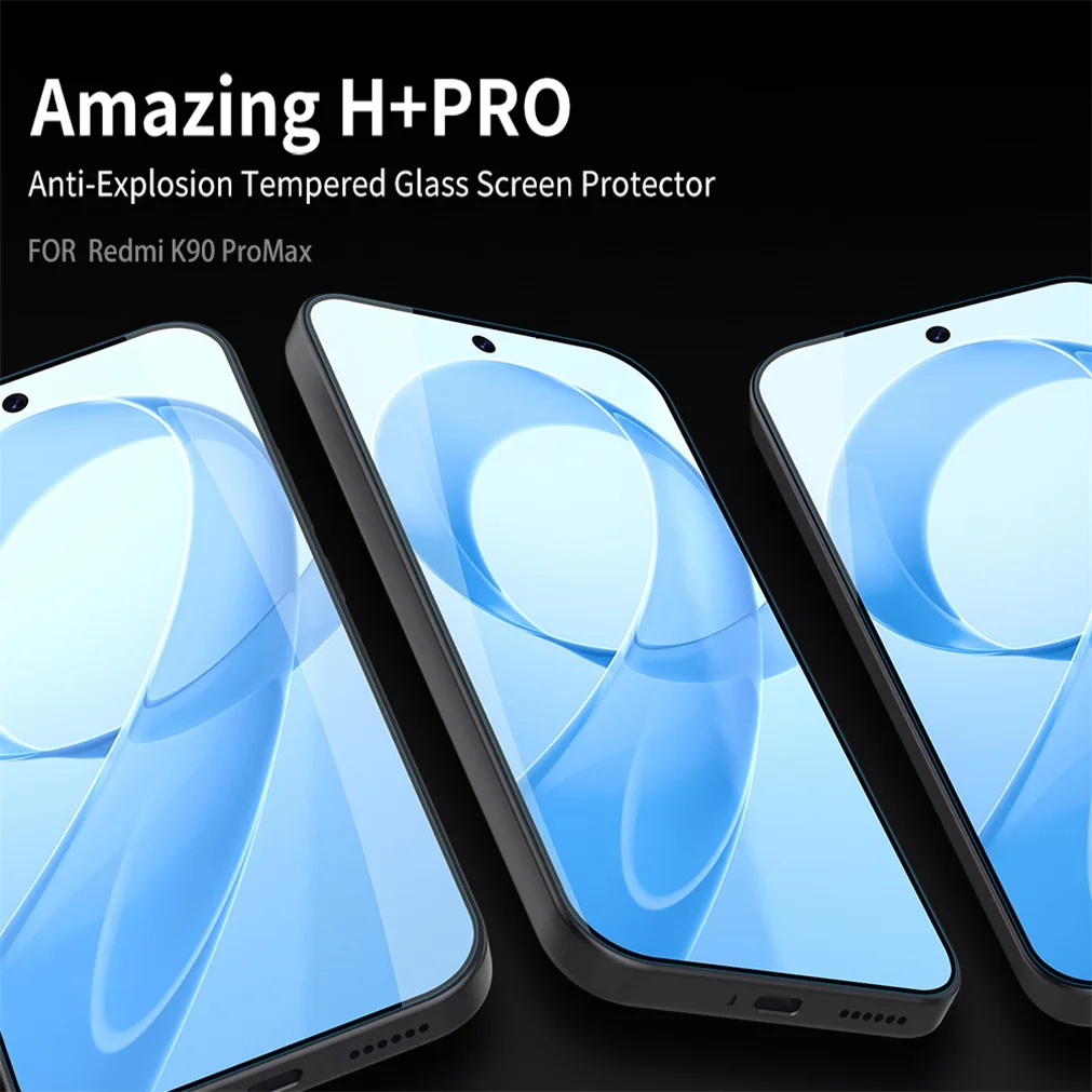 Nillkin For Xiaomi Redmi K90 Pro Max Tempered Glass Amazing H+PRO Anti-Explosion 0.2mm 2.5D 9H Screen Protector For Redmi K90 Nillkin For Xiaomi Redmi K90 Pro Max Tempered Glass Amazing H+PRO Anti-Explosion 0.2mm 2.5D 9H Screen Protector For Redmi K90