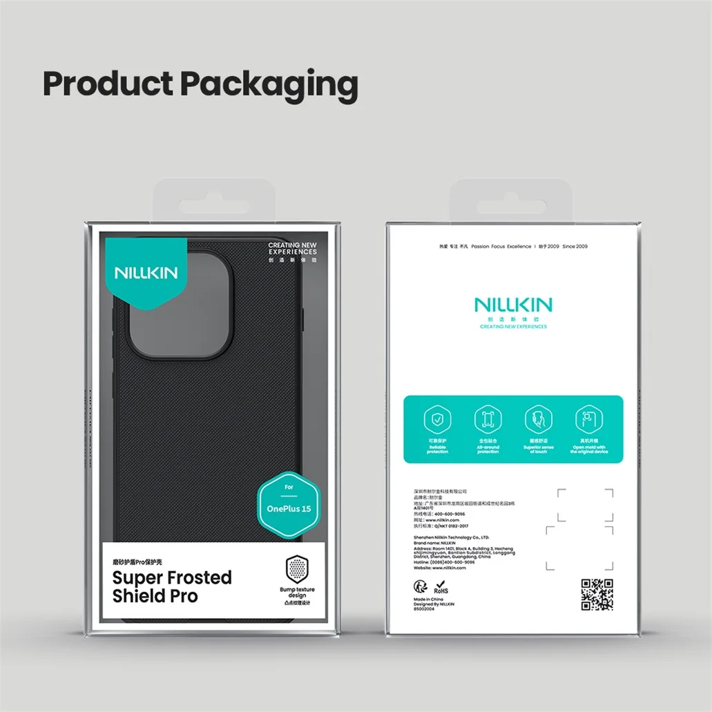 Nillkin For OnePlus 15 Case Frosted Shield Pro Soft Edges Hard Shell Shockproof Non-Slip Ultra-thin Back Cover For One Plus 15 Nillkin For OnePlus 15 Case Frosted Shield Pro Soft Edges Hard Shell Shockproof Non-Slip Ultra-thin Back Cover For One Plus 15