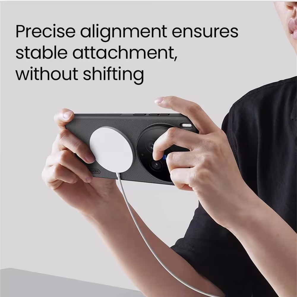 Чехол Nillkin Super Frosted Shield Pro Magnetic для Vivo X300 Ultra (MagSafe) Чехол Nillkin Super Frosted Shield Pro Magnetic для Vivo X300 Ultra (MagSafe) — изображение 4