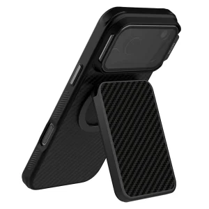 Магнитный кошелек Nillkin FiberMate Magnetic Wallet Stand (NKL14) для iPhone 15 Pro, iPhone 15 Pro Max, iPhone 16 Pro, iPhone 16 Pro Max, iPhone 17 Pro, iPhone 17 Pro Max (MagSafe)