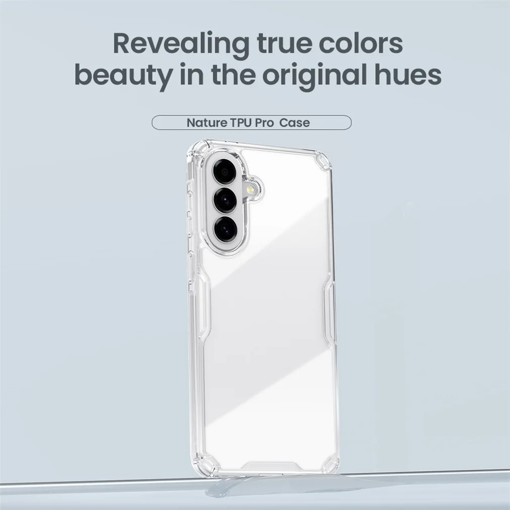 Nillkin For Samsung Galaxy A57 Case Nature Pro Transparent Soft TPU Frame Hard PC Shell Clear Back Cover For Samsung Galaxy A57 Nillkin For Samsung Galaxy A57 Case Nature Pro Transparent Soft TPU Frame Hard PC Shell Clear Back Cover For Samsung Galaxy A57