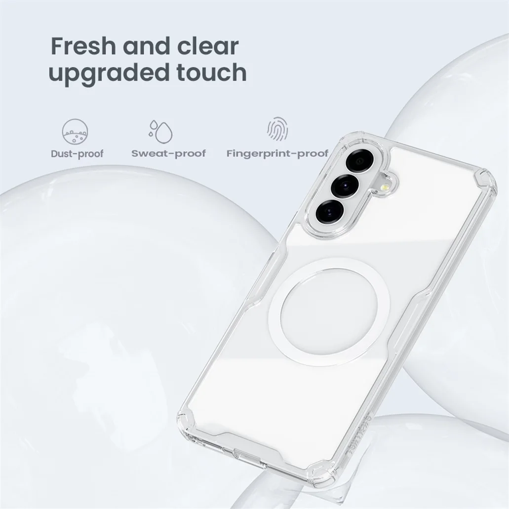Nillkin For Samsung Galaxy A57 MagSafe Case Nature Pro Magnetic Case Transparent Soft TPU Frame PC Shell Cover For Samsung A57 Nillkin For Samsung Galaxy A57 MagSafe Case Nature Pro Magnetic Case Transparent Soft TPU Frame PC Shell Cover For Samsung A57