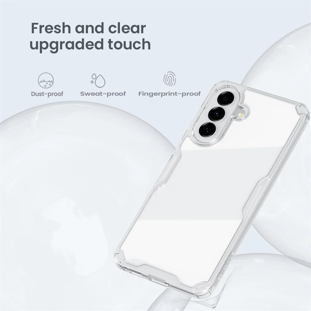 Nillkin For Samsung Galaxy A57 Case Nature Pro Transparent Soft TPU Frame Hard PC Shell Clear Back Cover For Samsung Galaxy A57 Nillkin For Samsung Galaxy A57 Case Nature Pro Transparent Soft TPU Frame Hard PC Shell Clear Back Cover For Samsung Galaxy A57