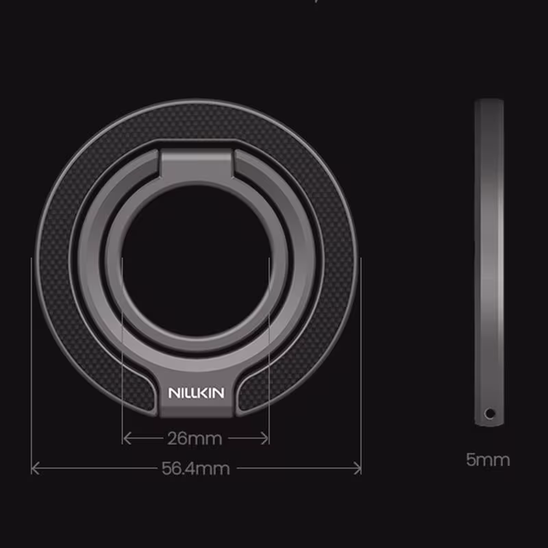 Магнитный держатель Nillkin NKL13 FiberSnap Magnetic Ring (Titanium Grey) Магнитный держатель Nillkin NKL13 FiberSnap Magnetic Ring (Titanium Grey) — изображение 14